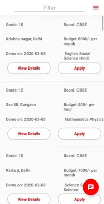 Home Tutor android App screenshot 0